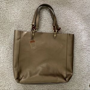 Ralph Lauren metallic tote